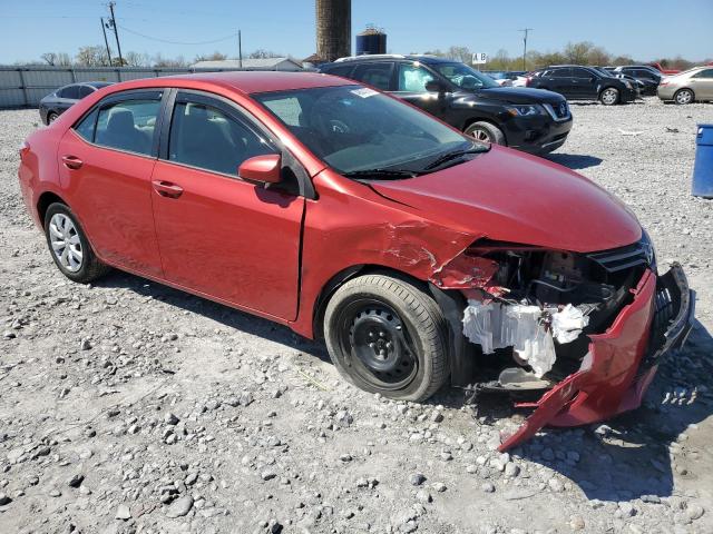 Седаны TOYOTA COROLLA 2016 Красный