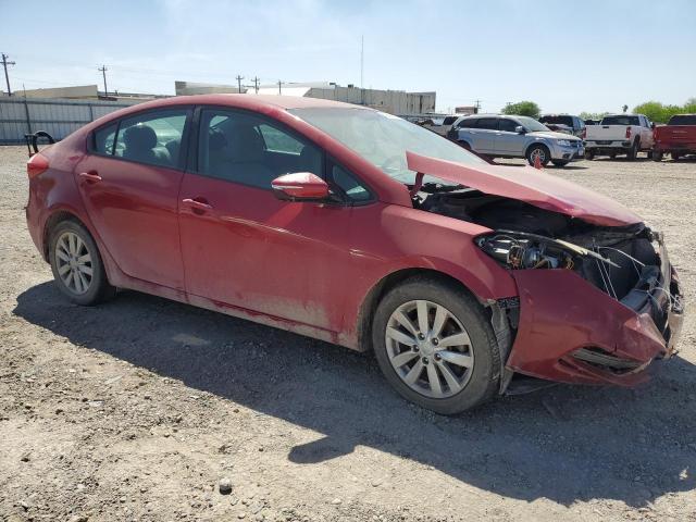  KIA FORTE 2016 Красный