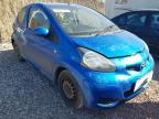 2010 TOYOTA AYGO BLUE for sale at Copart BRISTOL