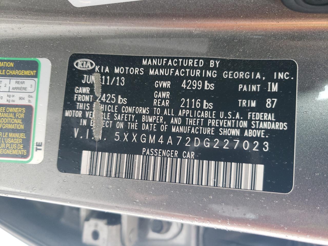 2013 Kia Optima - Image 12