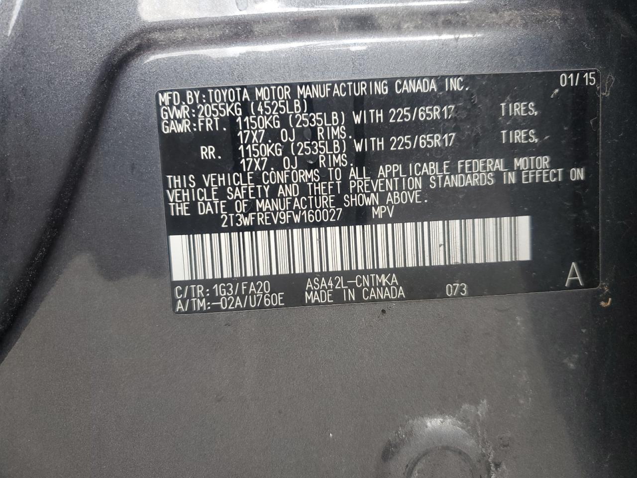 2015 Toyota RAV 4 - Image 13