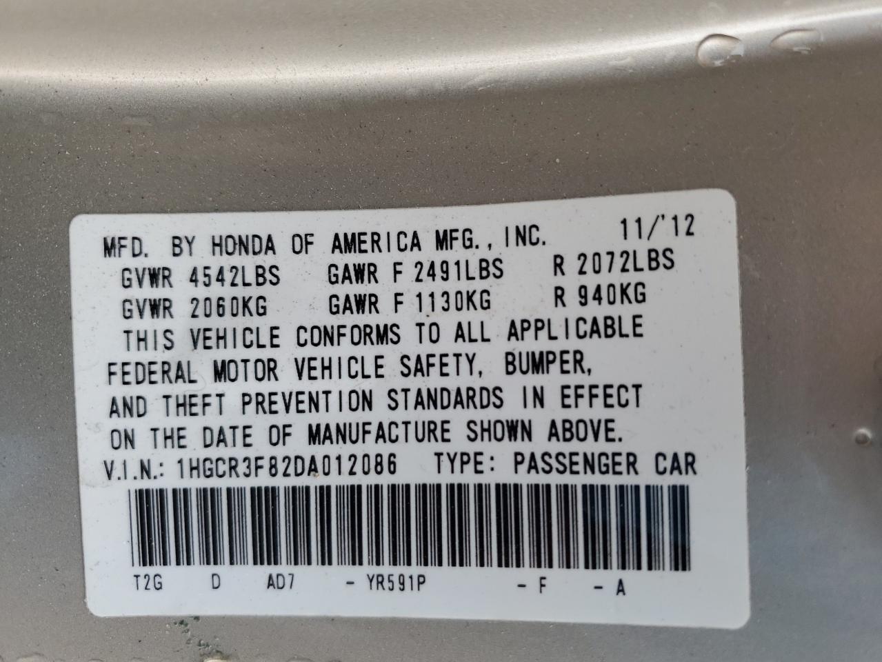 2013 Honda Accord - Image 14