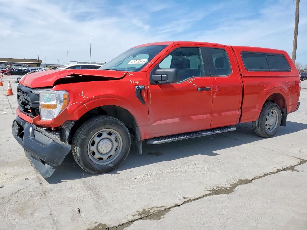 2021 Ford F150 Super Cab იყიდება Grand Prairie-ში, TX - Front End