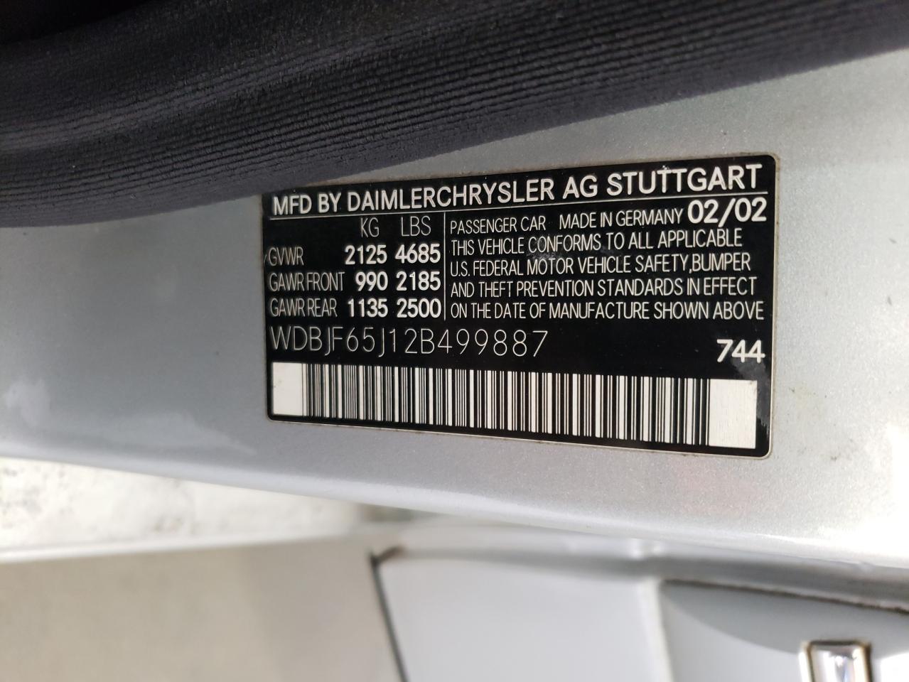 2002 Mercedes-Benz E-klasse - Image 14