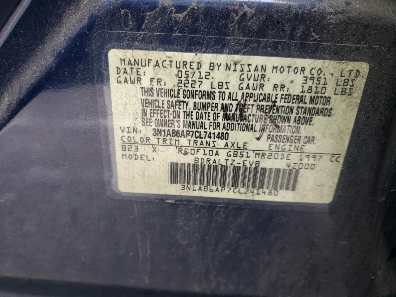 2012 Nissan Sentra - Image 12