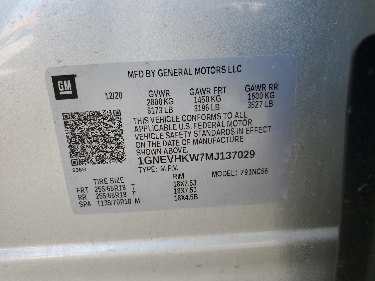 2021 Chevrolet Traverse - Image 13