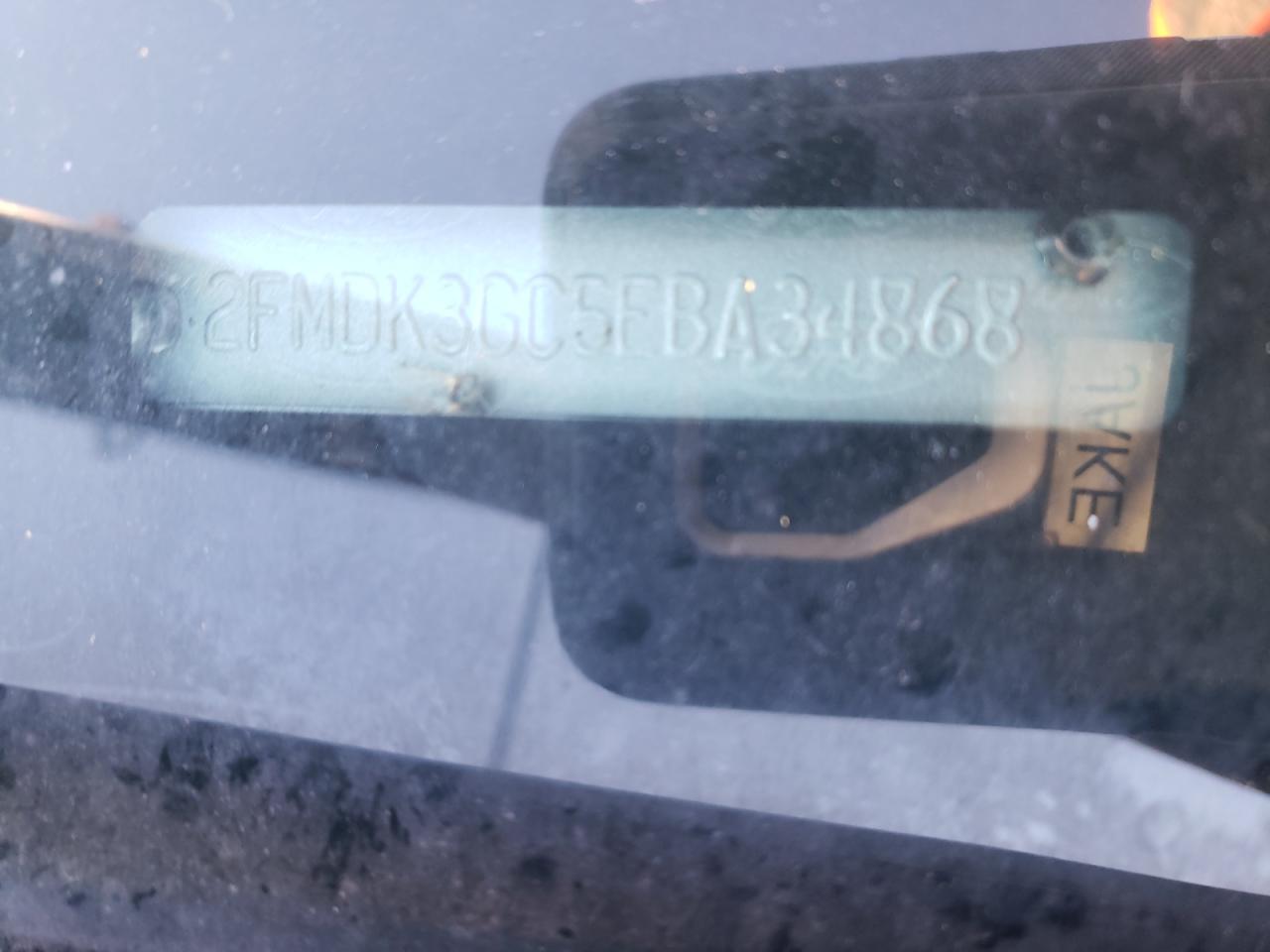 2014 Ford Edge Se VIN: 2FMDK3GC5EBA34868 Lot: 49167145