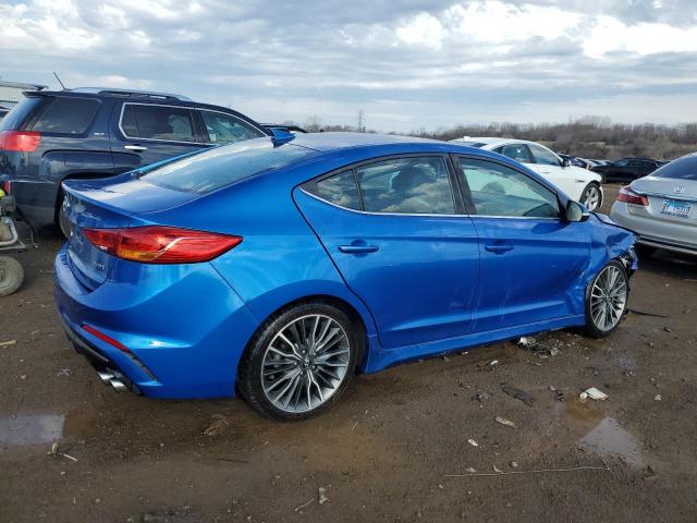  HYUNDAI ELANTRA 2018 Синий