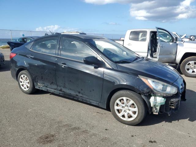  HYUNDAI ACCENT 2012 Чорний
