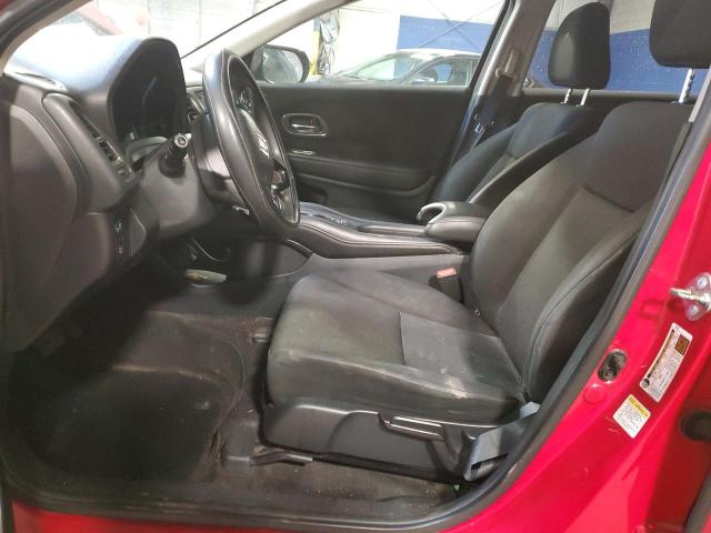  HONDA HR-V 2016 Czerwony