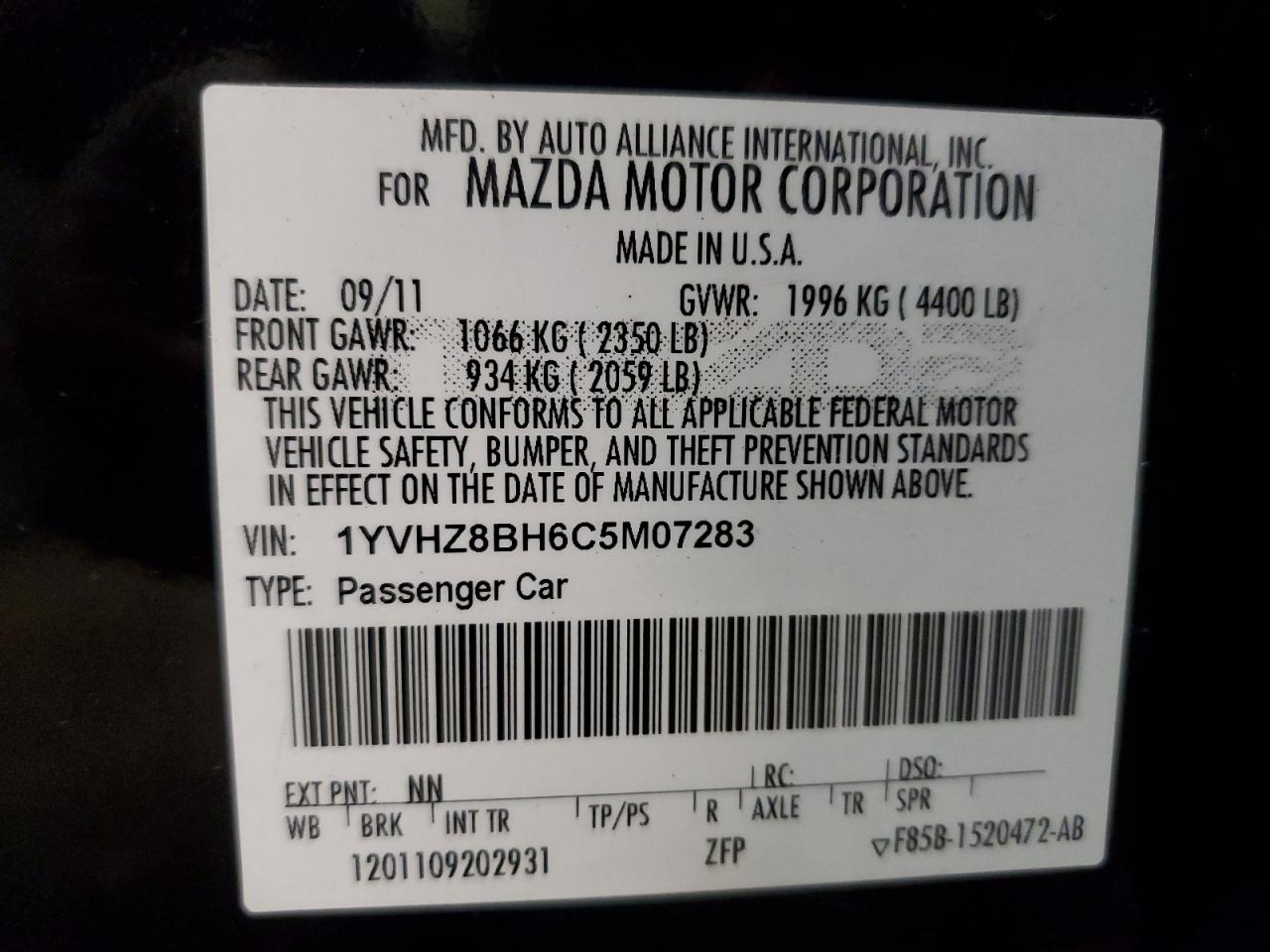 2012 Mazda 6 - Image 14