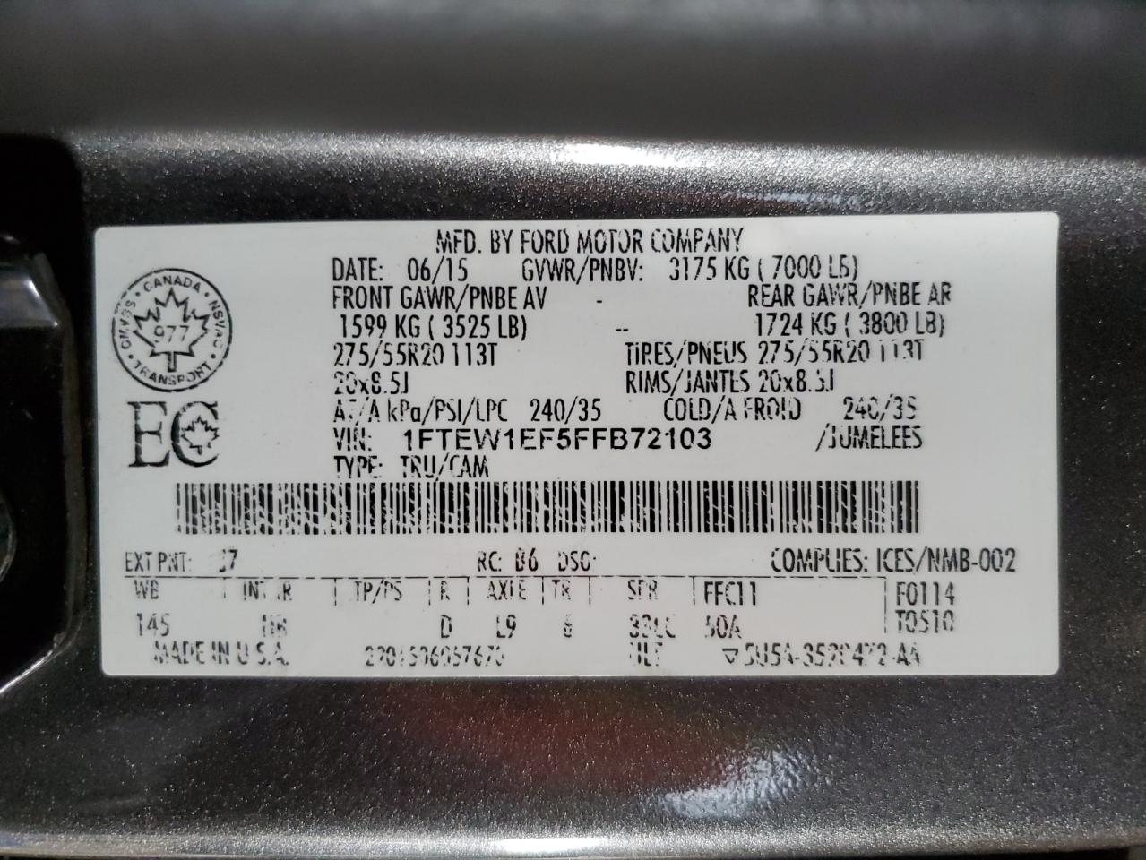 2015 Ford F-150 - Image 12