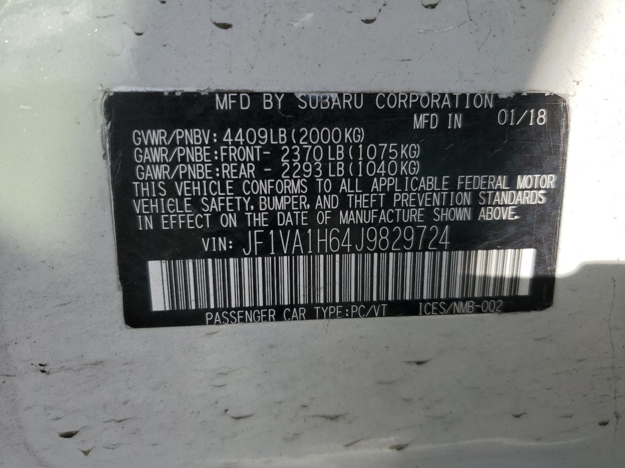 2018 Subaru WRX - Image 12