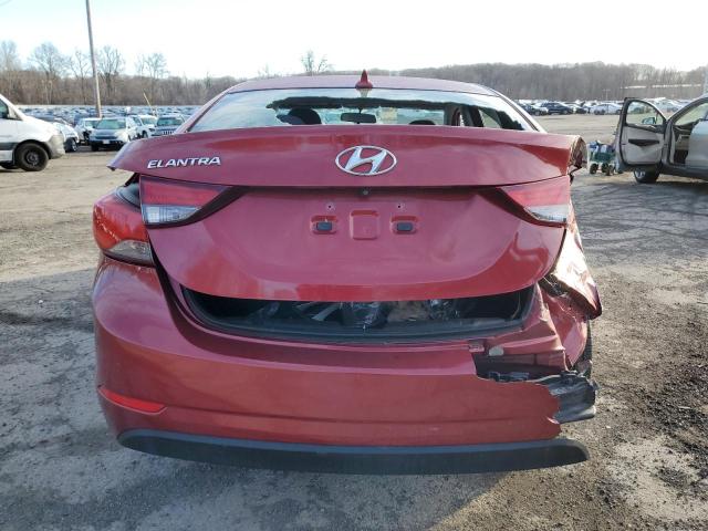  HYUNDAI ELANTRA 2015 Czerwony