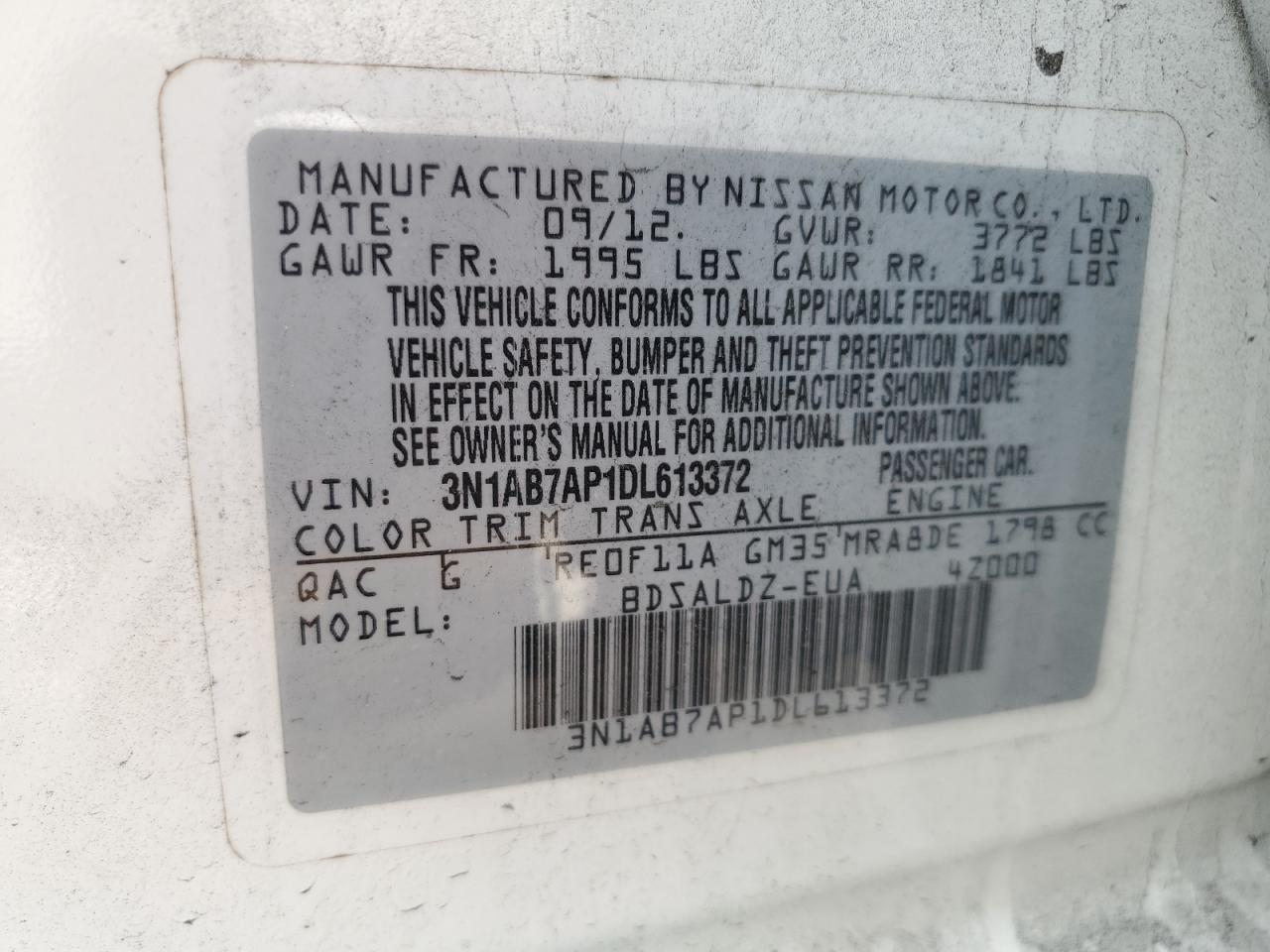 2013 Nissan Sentra - Image 13