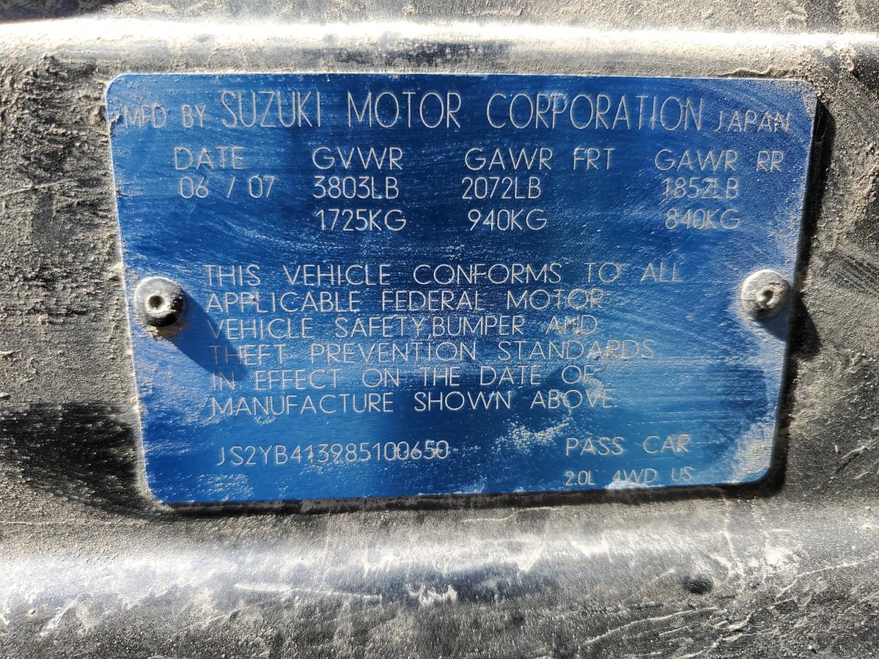 2008 Suzuki SX4 - Image 12