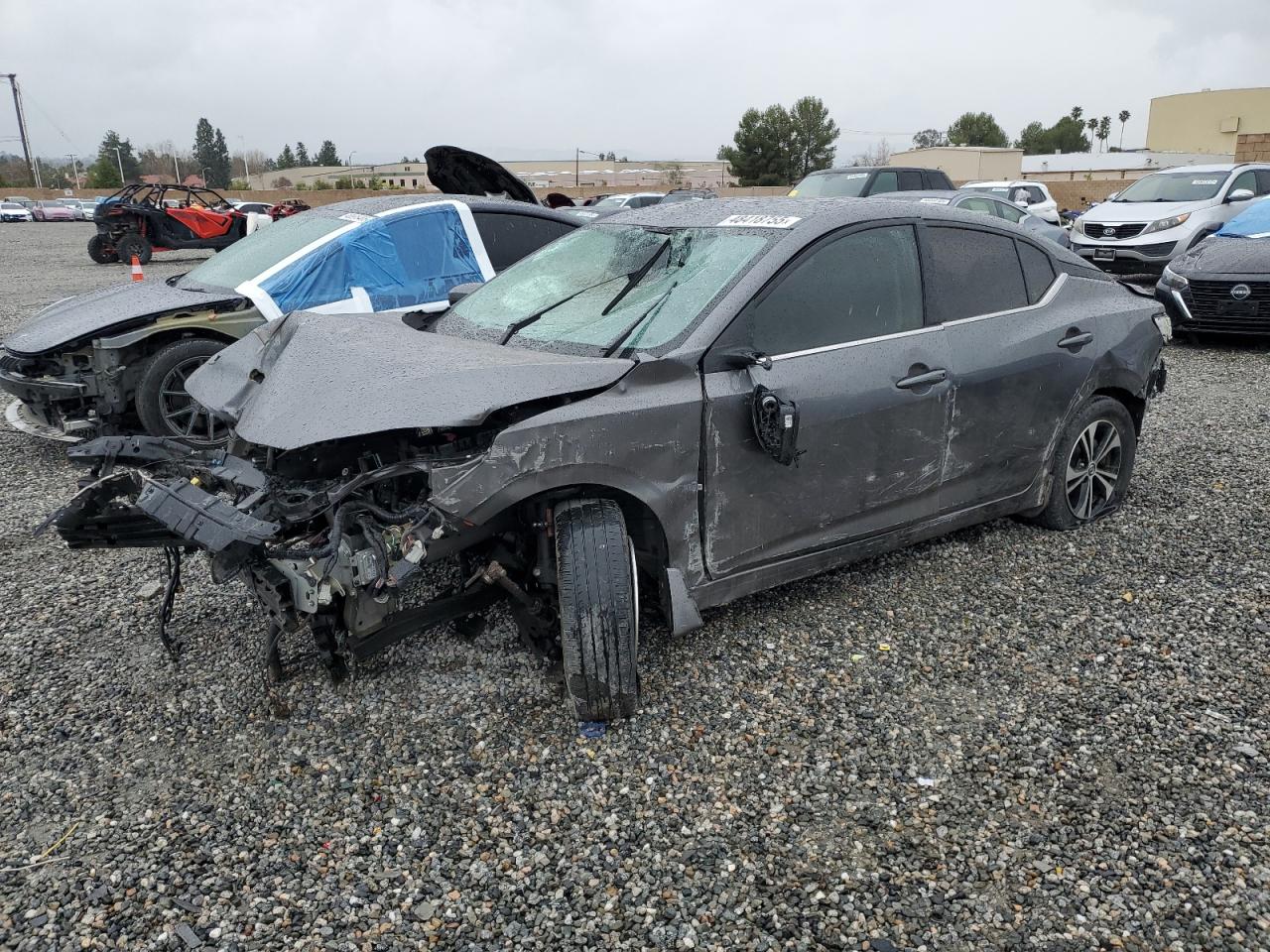 2023 Nissan Sentra Sv იყიდება Mentone-ში, CA - All Over