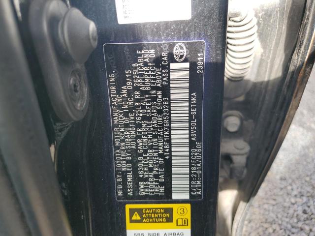2016 TOYOTA CAMRY LE