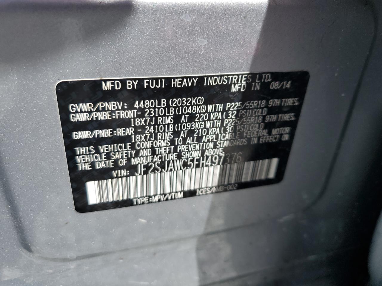 2015 Subaru Forester - Image 15