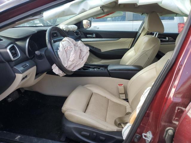 Sedans NISSAN MAXIMA 2017 Maroon