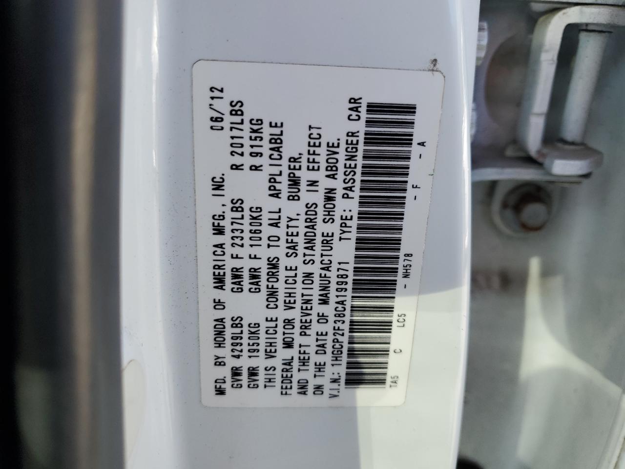 2012 Honda Accord - Image 12