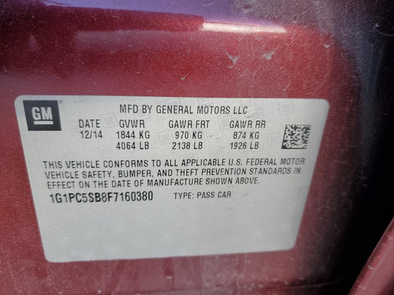 2015 Chevrolet Cruze - Image 14