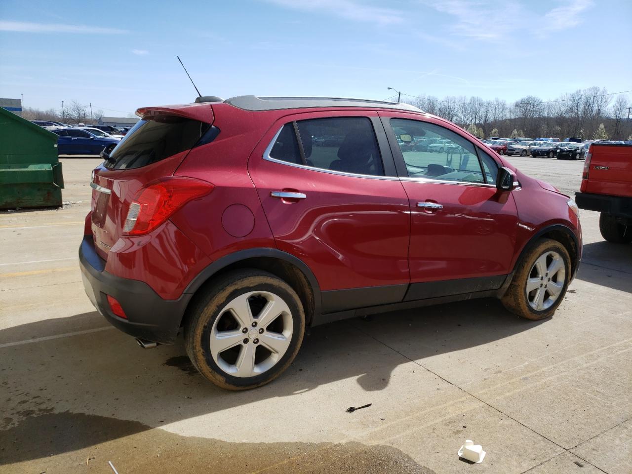2015 BUICK ENCORE with FRONT END damage, VIN KL4CJFSB7FB045116