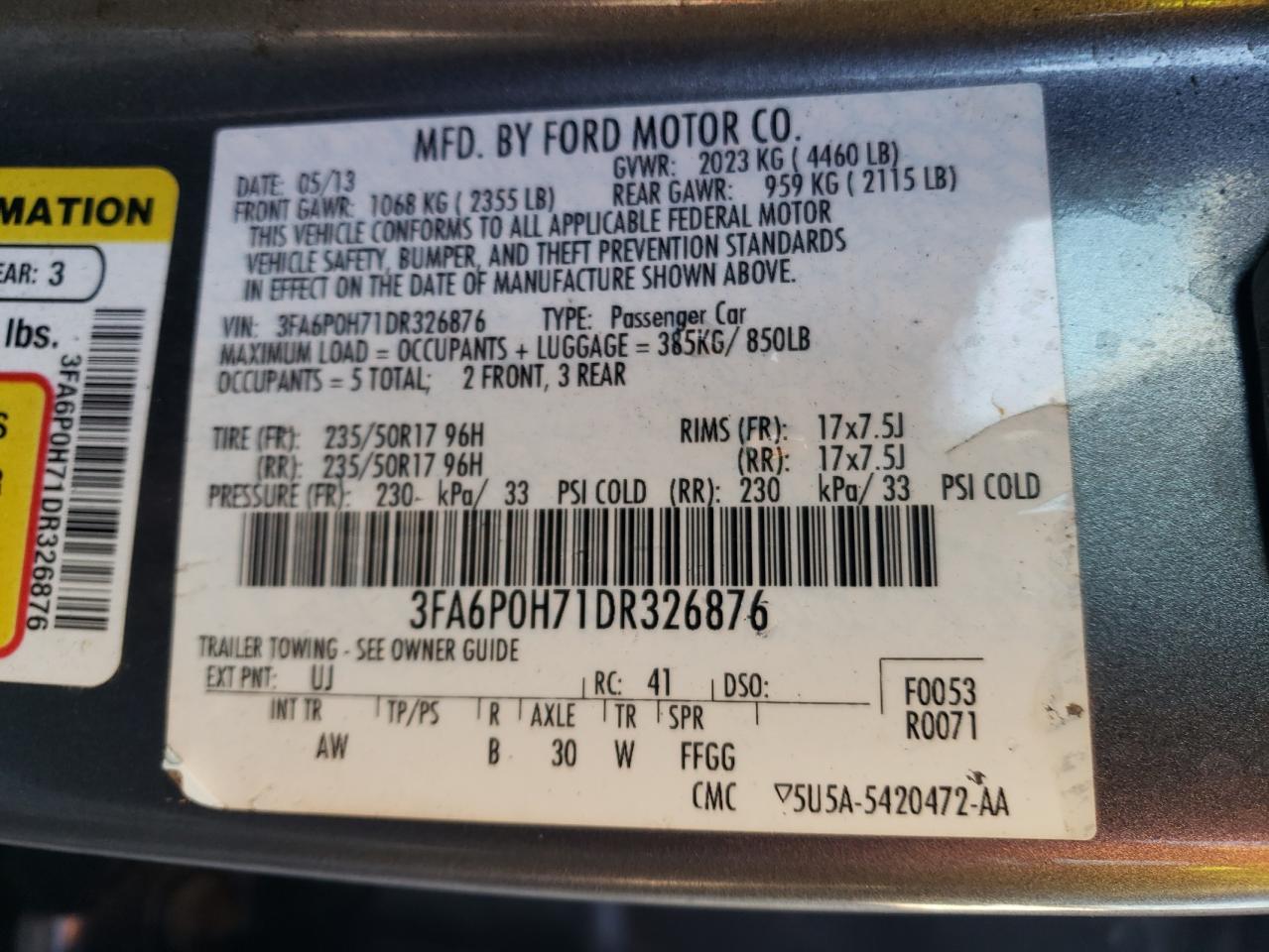 2013 Ford Fusion - Image 12