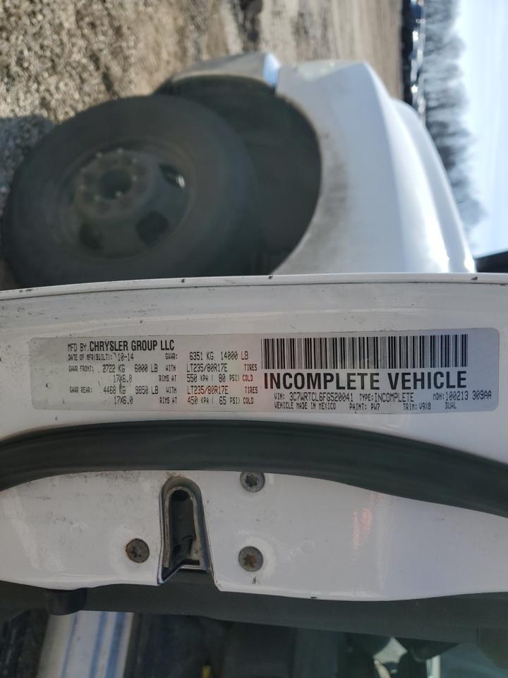 2015 Ram 3500 VIN: 3C7WRTCL6FG520041 Lot: 67309225