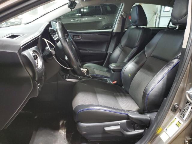  TOYOTA COROLLA 2017 Угольный