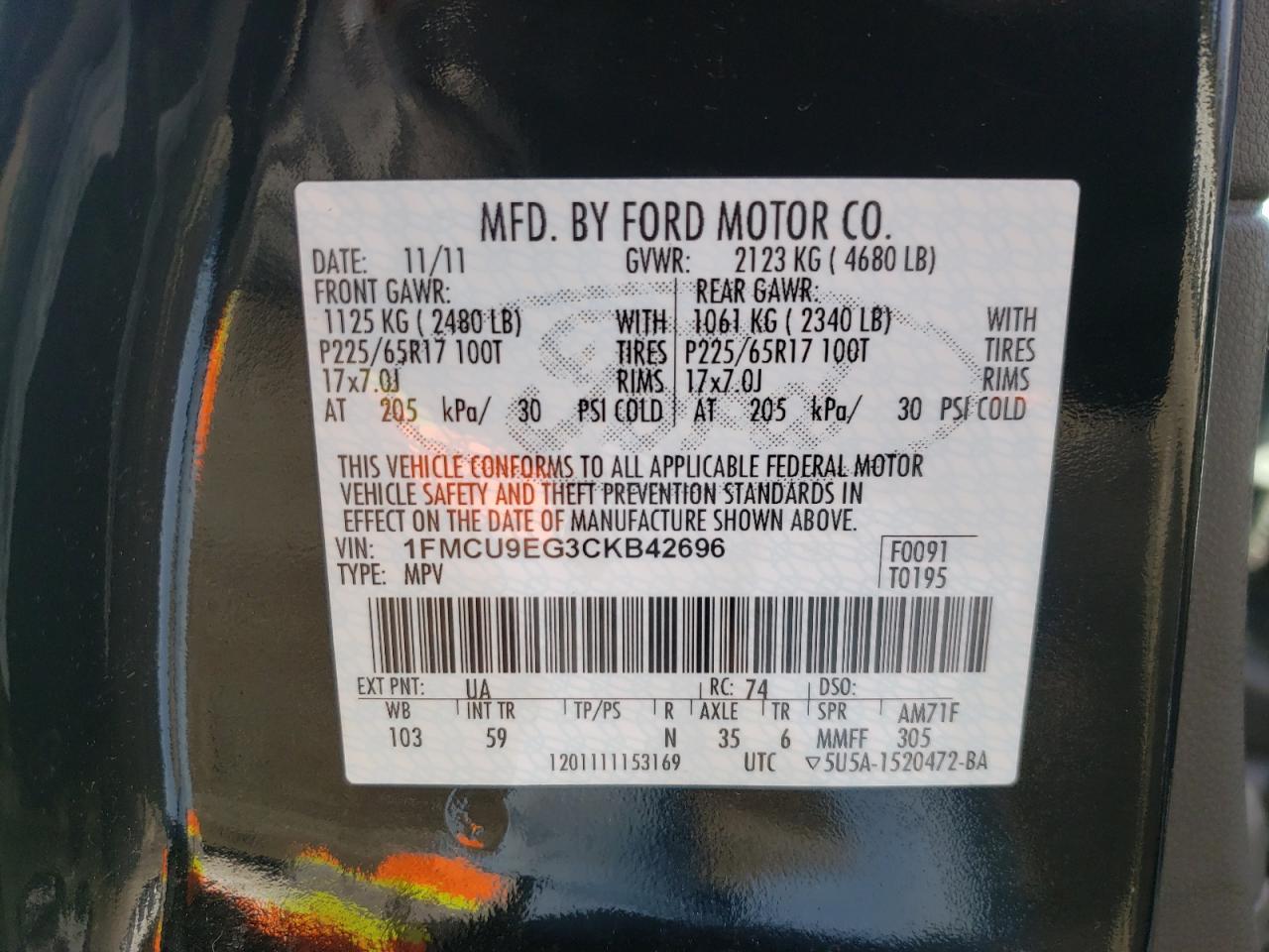 2012 Ford Escape - Image 13