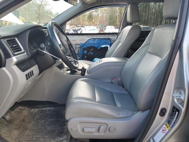  TOYOTA HIGHLANDER 2017 Srebrny