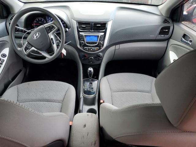  HYUNDAI ACCENT 2013 Червоний