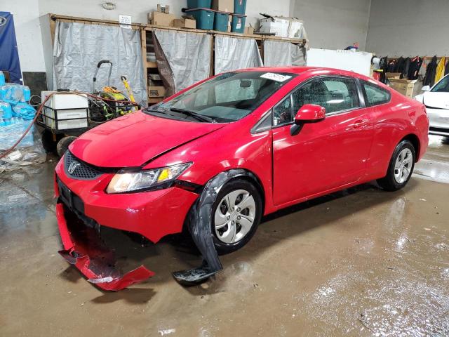  HONDA CIVIC 2013 Czerwony
