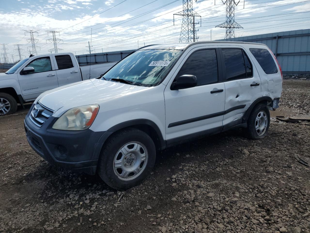 2005 Honda Cr-V Lx за продажба в Elgin, IL - Rear End