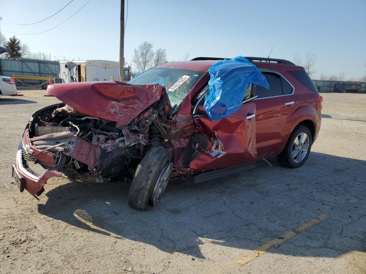 2012 Chevrolet Equinox Lt продається в Pekin, IL - All Over