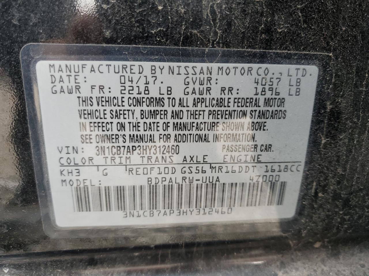 2017 Nissan Sentra - Image 12