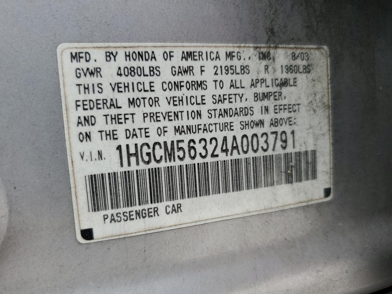 2004 Honda Accord - Image 14