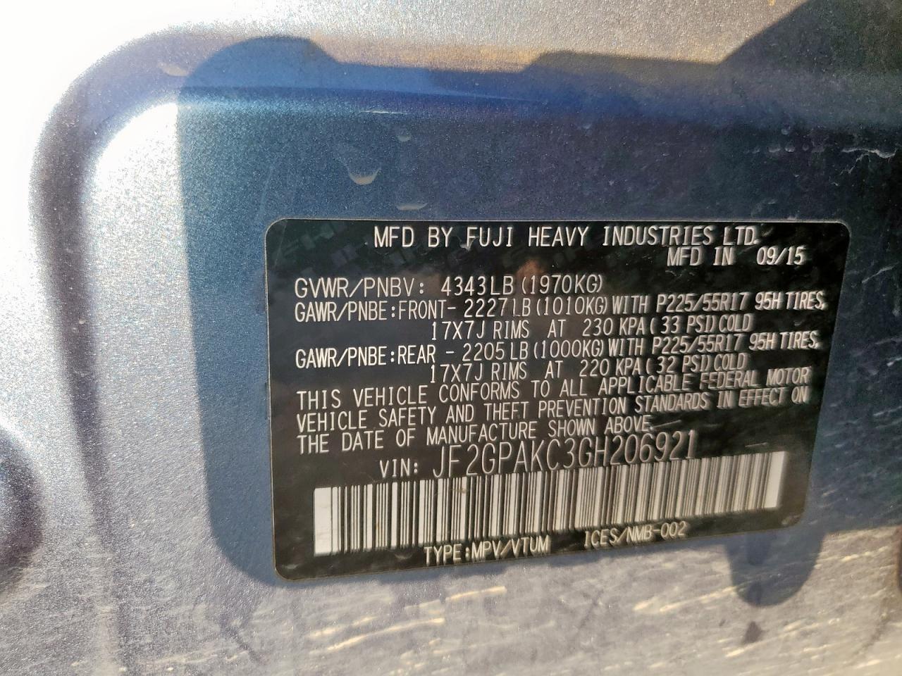 2016 Subaru XV - Image 13