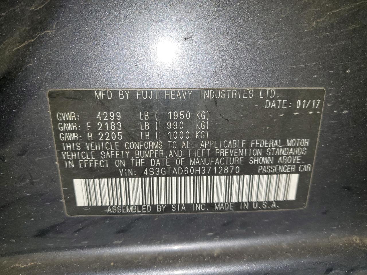 2017 Subaru Impreza - Image 12