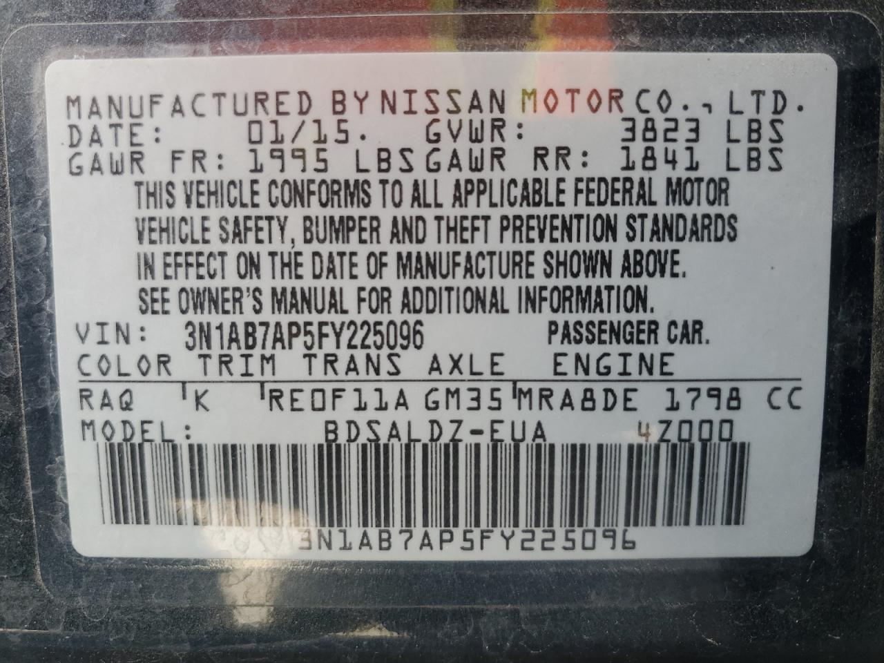 2015 Nissan Sentra - Image 12