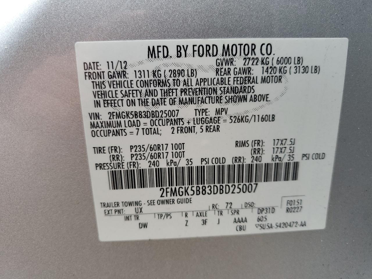 2013 Ford Flex - Image 13