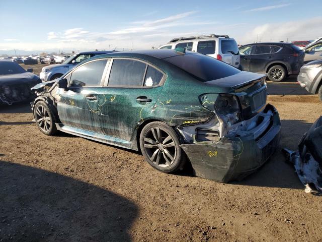Sedans SUBARU WRX 2016 Zielony