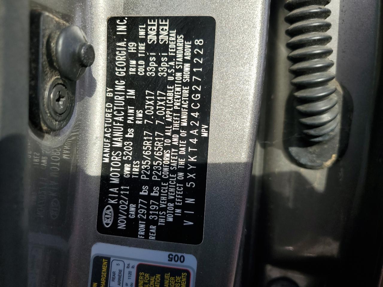 2012 Kia Sorento - Image 14