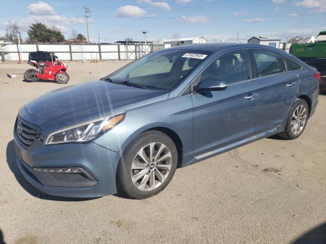  HYUNDAI SONATA 2017 Синий