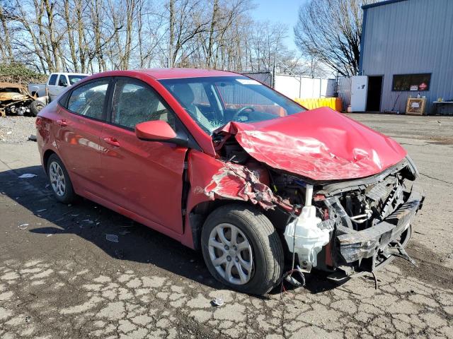  HYUNDAI ACCENT 2014 Czerwony
