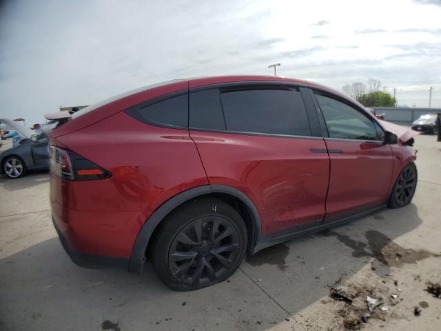  TESLA MODEL X 2023 Красный