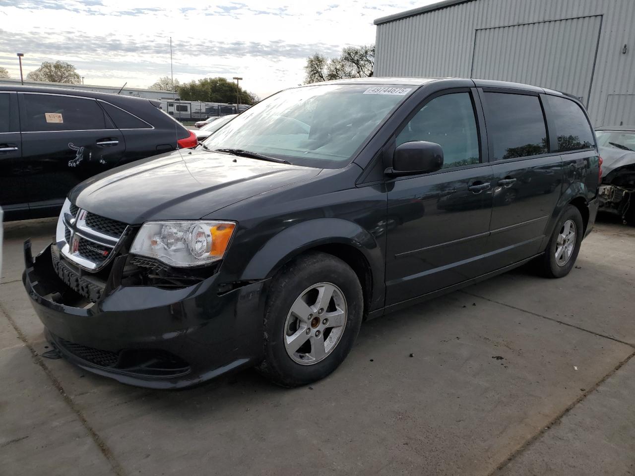 2012 Dodge Grand Caravan Sxt იყიდება Sacramento-ში, CA - Rear End