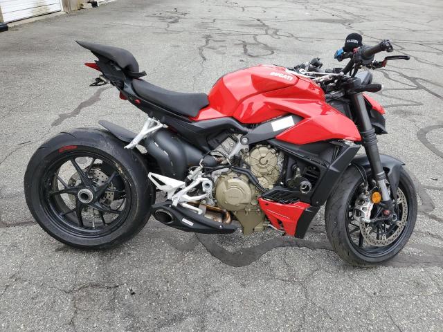 2021 DUCATI STREETFIGHTER V4 for sale at Copart RI - EXETER