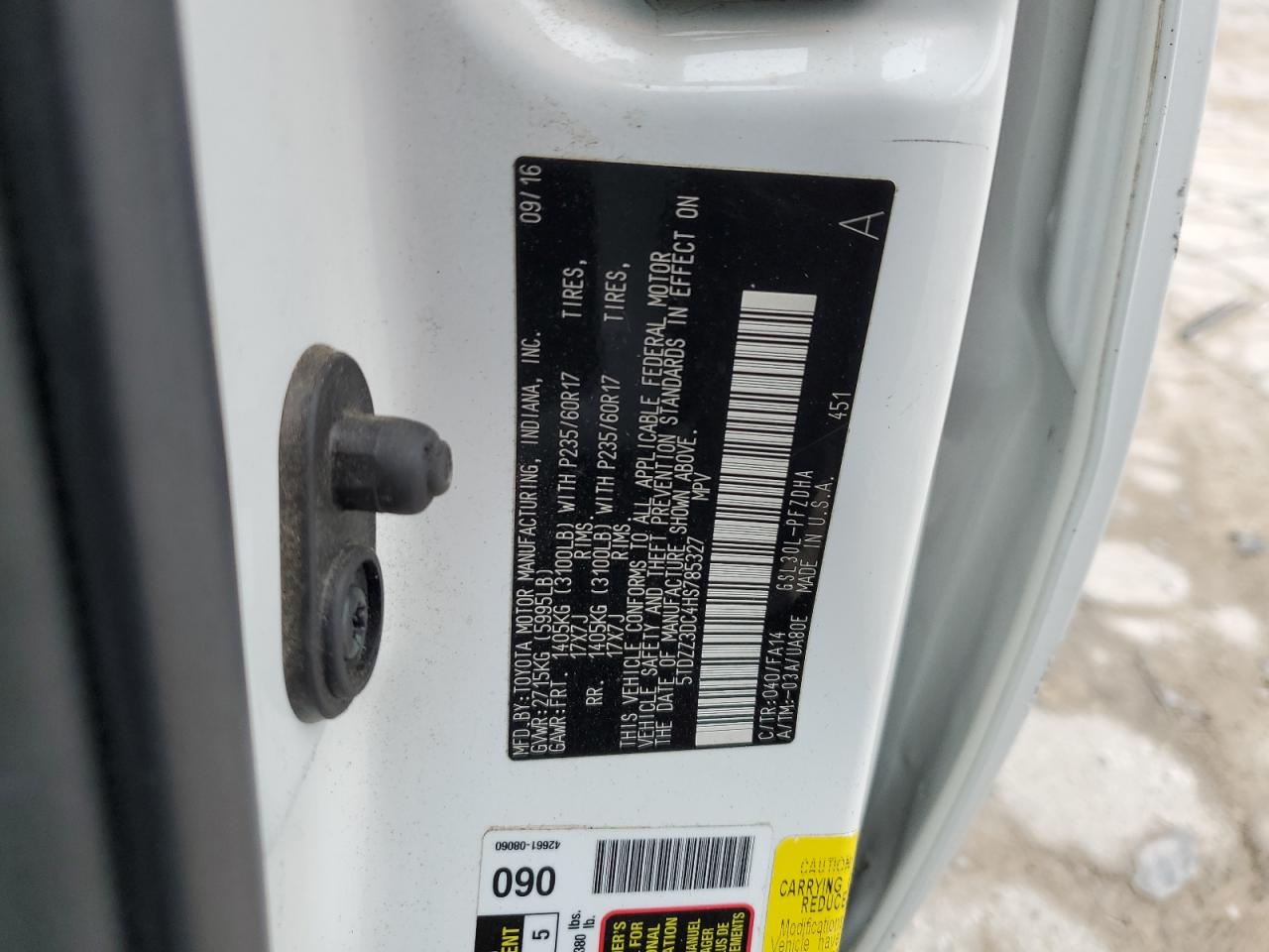 2017 Toyota Sienna - Image 15